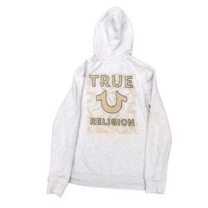 Vintage True Religion Hoodie Zip Up Hoodie Big Logo Medium